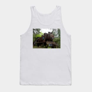 Abandoned steam loco in Greece Tank Top